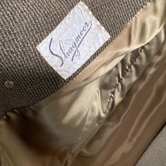 Stunning olive green vintage Shagmoor May Co. Coat fur collar small /medium - Picture 6 of 10